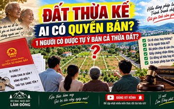 ĐẤT THỪA KẾ: 1 NGƯỜI CÓ ĐƯỢC TỰ Ý BÁN CẢ THỬA ĐẤT? ĐỪNG KÝ MUA NẾU CHƯA BIẾT ĐIỀU NÀY!